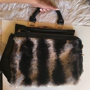 Faux Fur Handbag